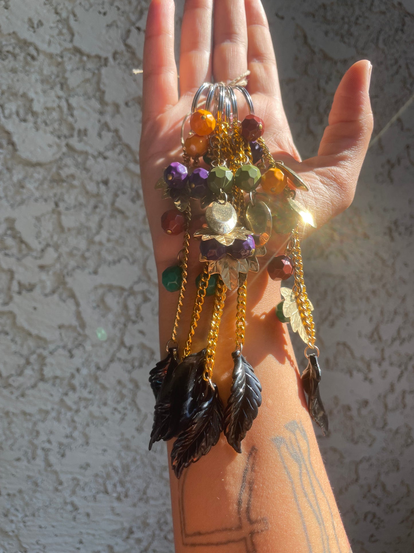 Light as a Feather Keychain – Wire Accent Edition